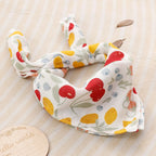Kangobaby #My Soft Life# New 5pcs Pack Multi-Functional Bamboo Cotton Newborn Muslin Bib Antibacterial Baby Burp Cloth Set