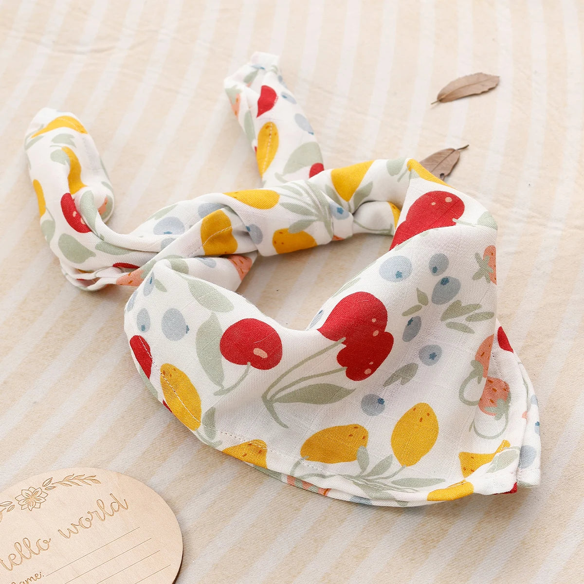 Kangobaby #My Soft Life# New 5pcs Pack Multi-Functional Bamboo Cotton Newborn Muslin Bib Antibacterial Baby Burp Cloth Set