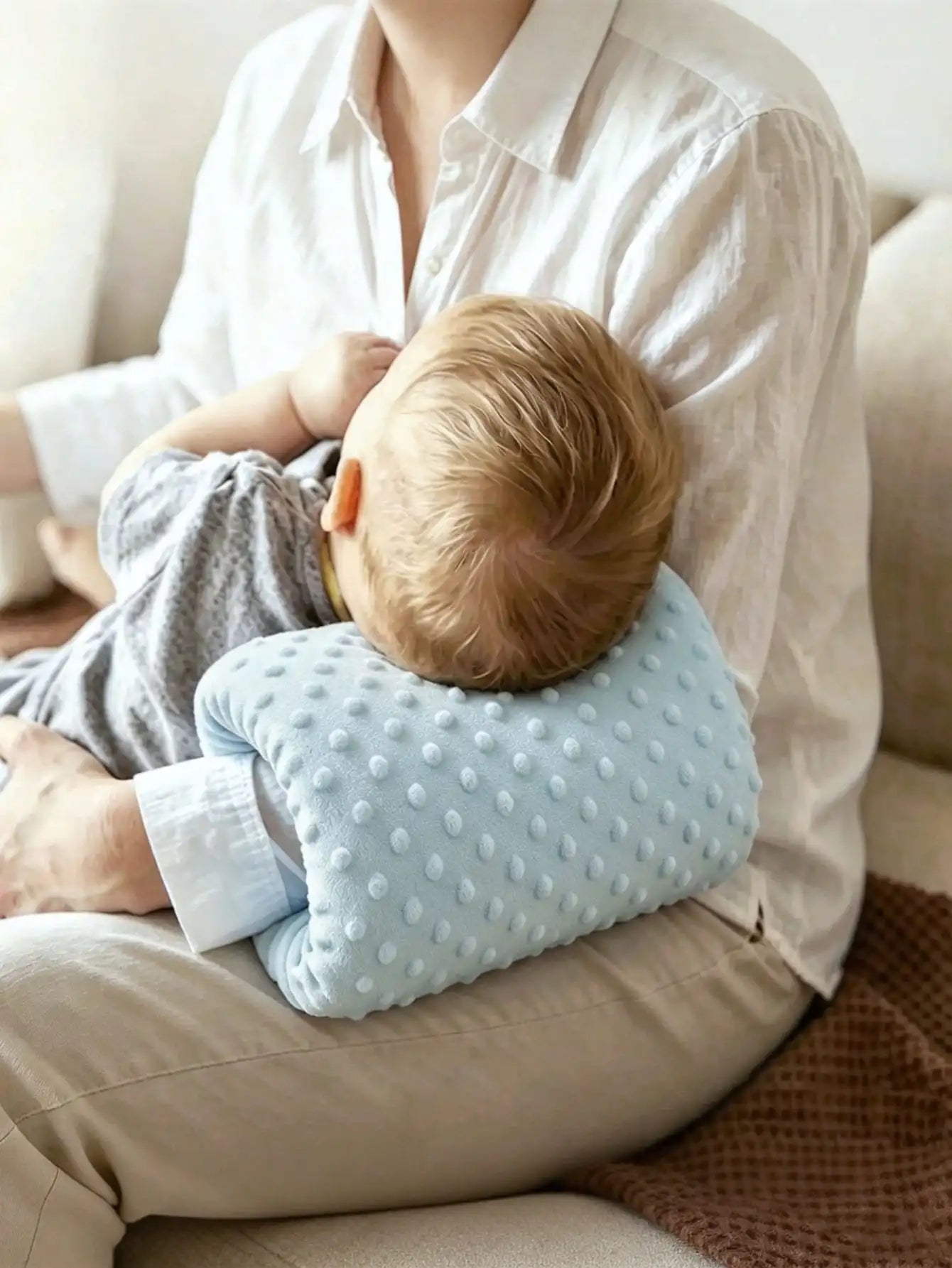 1Pc Baby Feeding Pillow, Baby Arm Pillow, Mom's Special Arm Feeding Pillow, Feeding Support Pillow, Soft and Comfortable Feeding Pillow, Suitable for Breastfeeding and Holding the Baby