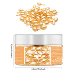 Fullerene Placenta Serum. With Elastin Vitamin E Glycerin. Firming Anti-Wrinkle Anti-Aging. Day Night Use Formula. 50 Pieces.