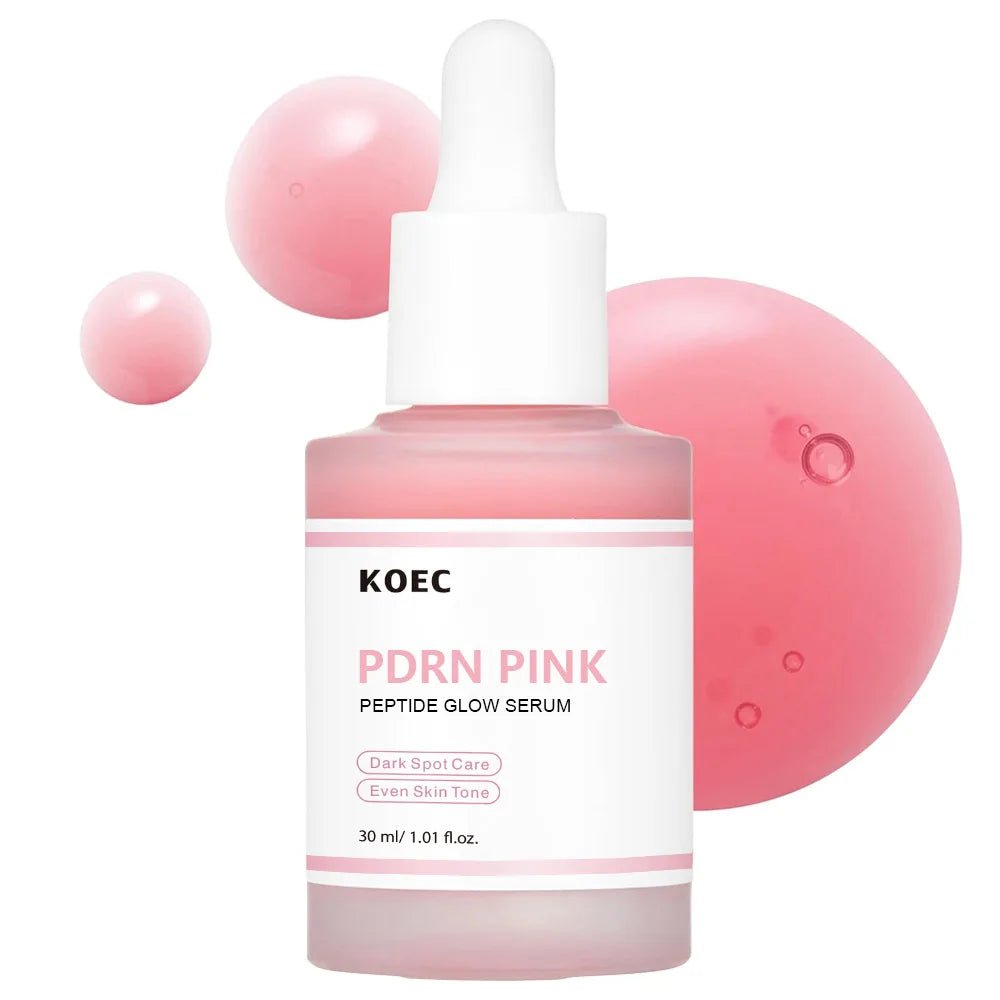 30ml Salmon PDRN Pink Peptide Glow Facial Serum Dark Spot Care Even Skin Tone Enhance Elasticity - princesszohal