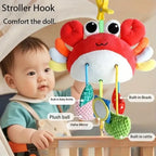 Baby Toys Crab Baby Bottle Bed Hanging Drawstring Music Rattles Teether Stroller Cheer Bedbell Pendant can be Nibbled Gift