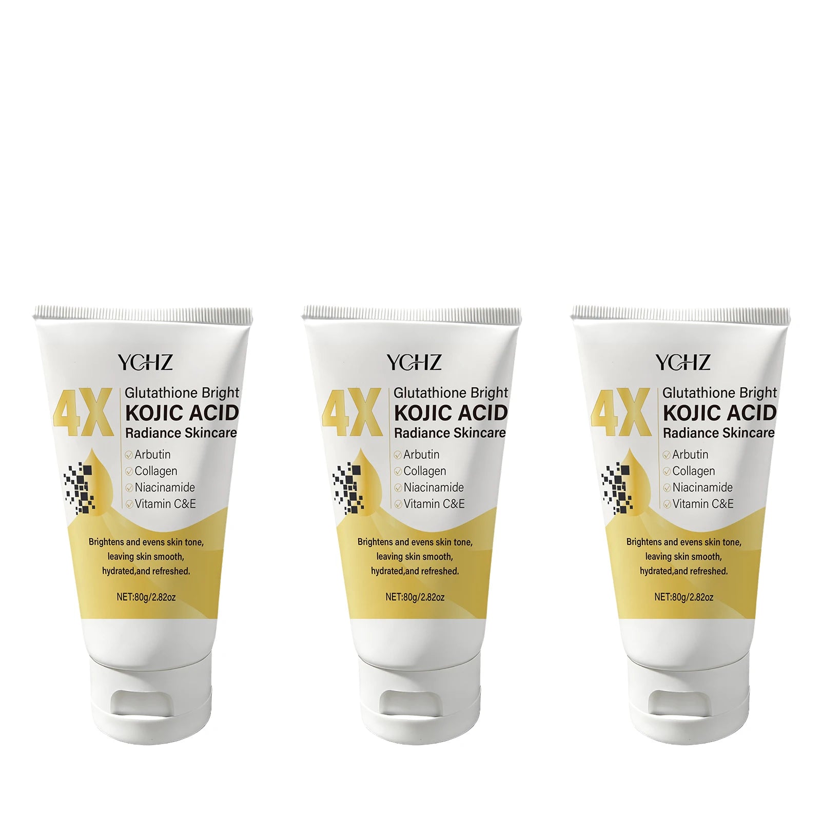 Kojic Acid Face Cream 80g, Evens Out Skin Tone, Eliminates Dark Spots and Dullness - Non-Greasy, Suitable for Both Men and Women - Whitening and Moisturizing Cream, for Day and Night Use