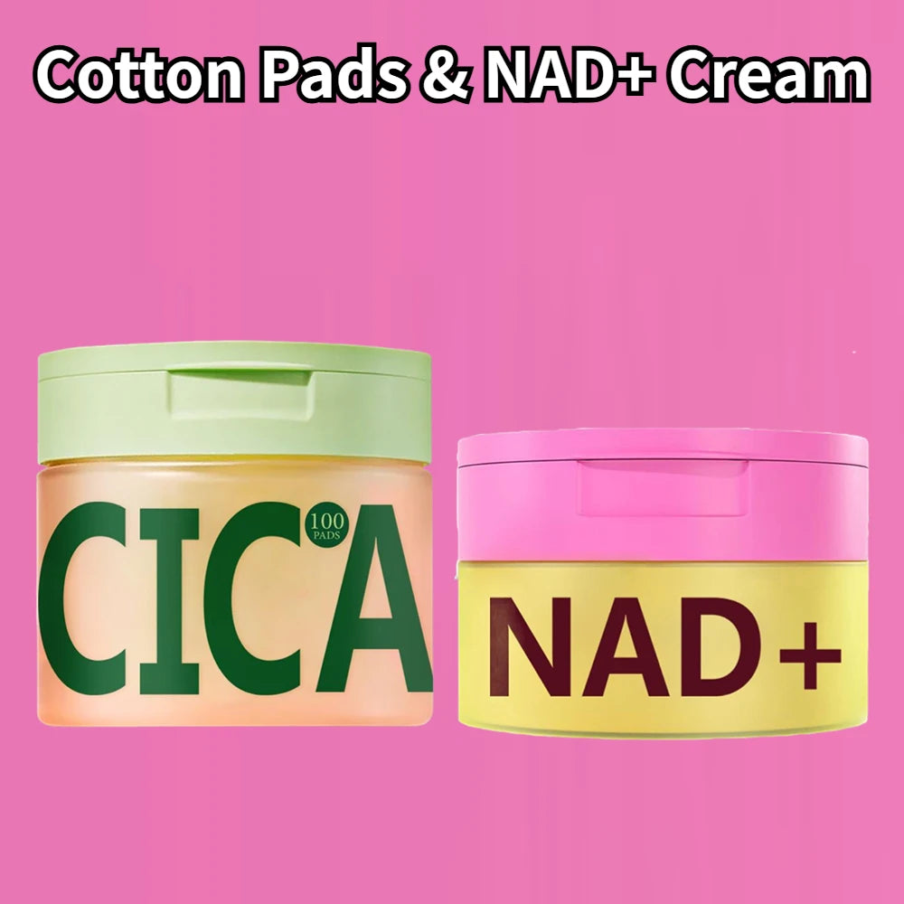NAD+ Cream + 100pcs Centella Cotton Pads