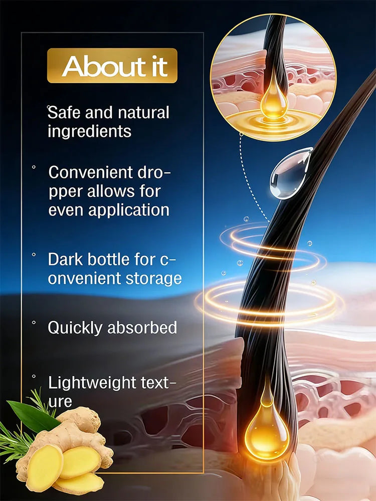 Nourish hair roots, repair damage from the root, and make hair appear thicker