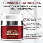 Instant Retinol Cream Face Moisturizer Collagen Firming Lifting Fade Fine Lines Smoother Korea Repair Skin Care