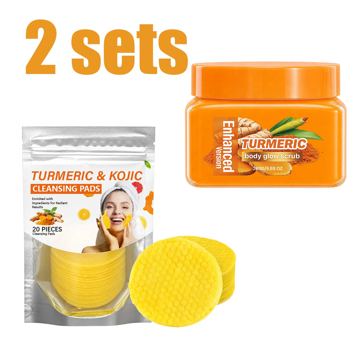 Turmeric Brightening Face & Body Kit