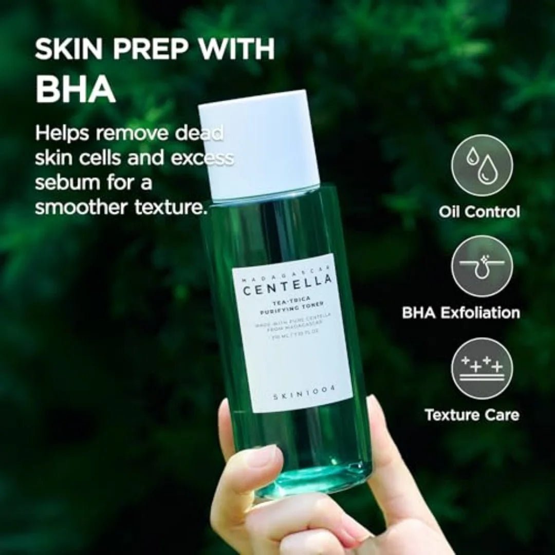 SKIN1004 Tea-Trica Purifying Toner Madagascar Centella Asiatica Pore Carel Blackhead Remover Korean Skin Care - princesszohal