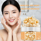 Fullerene Placenta Serum. With Elastin Vitamin E Glycerin. Firming Anti-Wrinkle Anti-Aging. Day Night Use Formula. 50 Pieces.