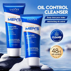 SADOER Men's Skin Care Sets Moisturizing Face Cream Facial Mask Lip Balm Sunscreen Facial Cleanser Eye Cream Men Skin Care Kit