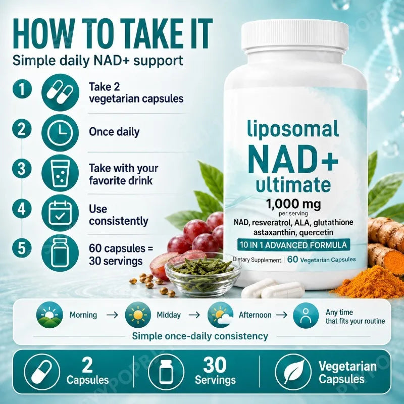 Liposomal NAD