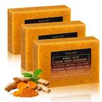 Turmeric Kojic Acid Face & Body Soap, Gentle Cleansing with Shea Butter, Retinol and Vitamin E