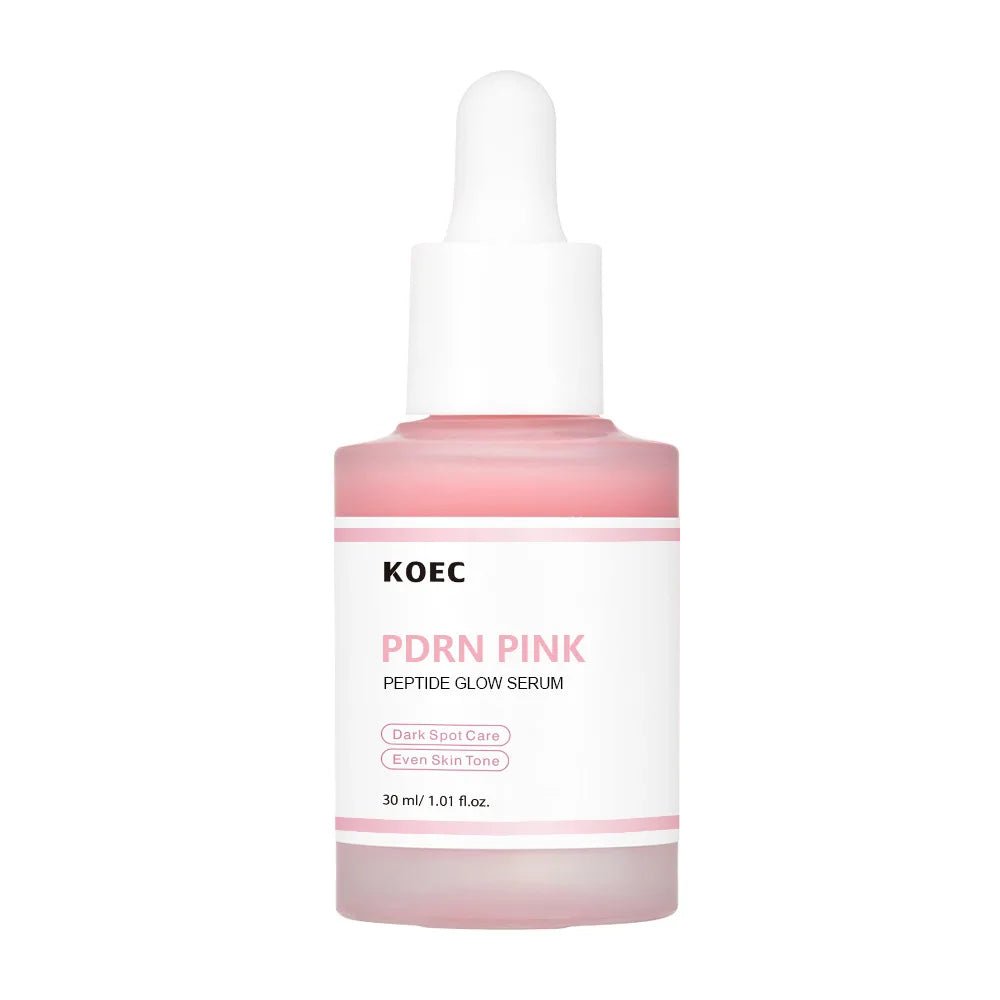 30ml Salmon PDRN Pink Peptide Glow Facial Serum Dark Spot Care Even Skin Tone Enhance Elasticity - princesszohal