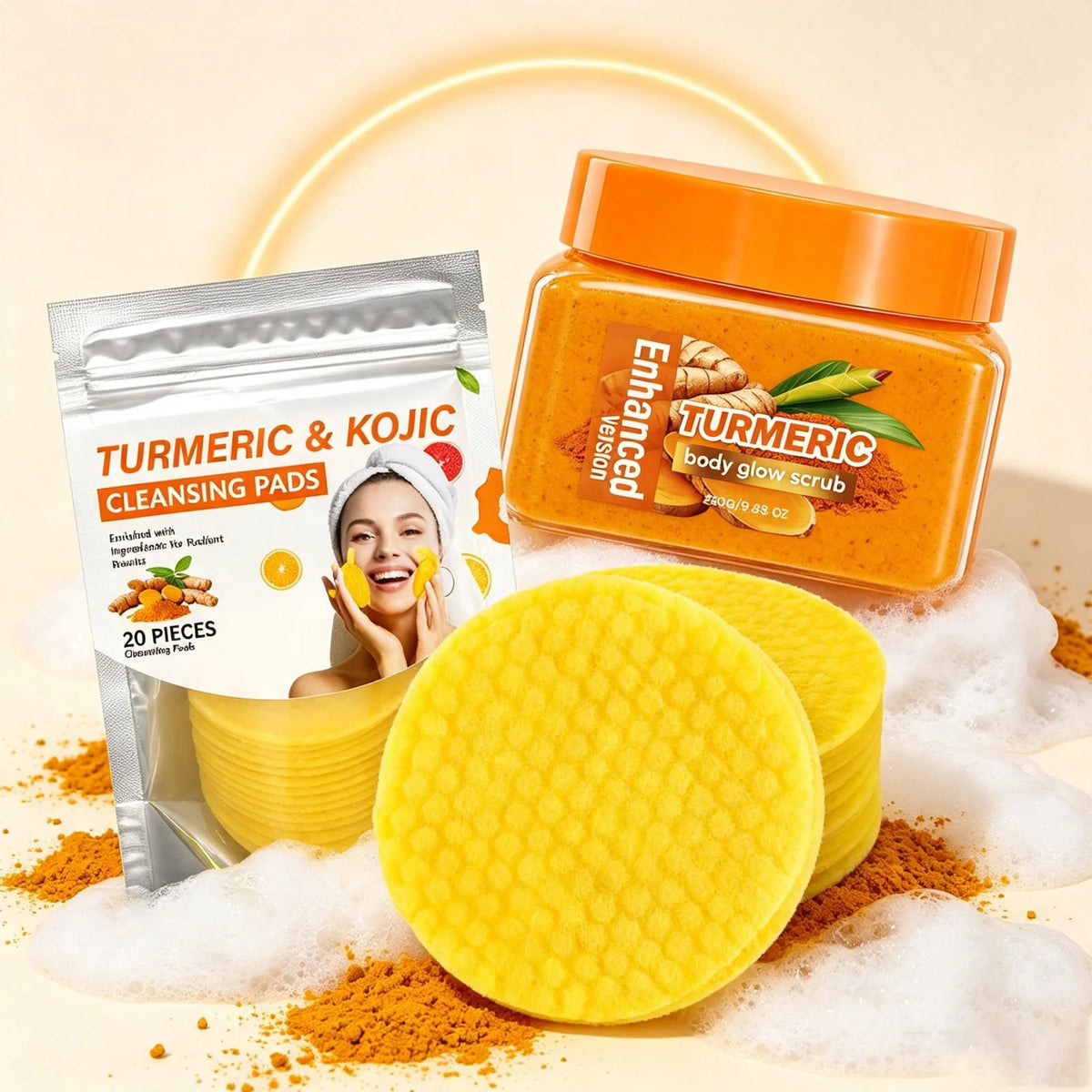 Turmeric Brightening Face & Body Kit