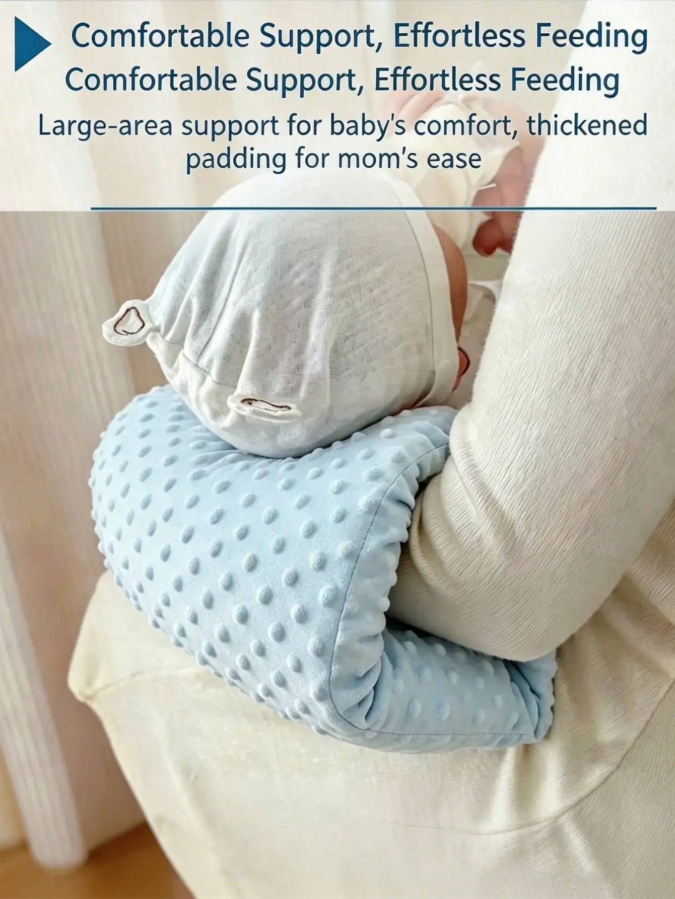 1Pc Baby Feeding Pillow, Baby Arm Pillow, Mom's Special Arm Feeding Pillow, Feeding Support Pillow, Soft and Comfortable Feeding Pillow, Suitable for Breastfeeding and Holding the Baby