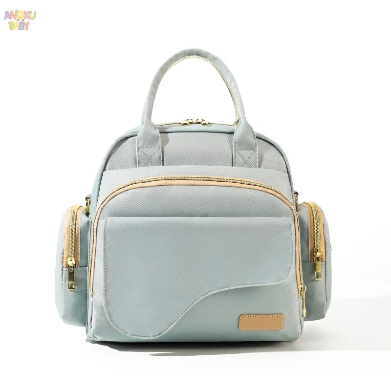 3-in-1 Baby Diaper Bag Backpack Large Capacity Maternity Bag Waterproof Mommy Bag Travel Baby Backpack with Insulated Pockets