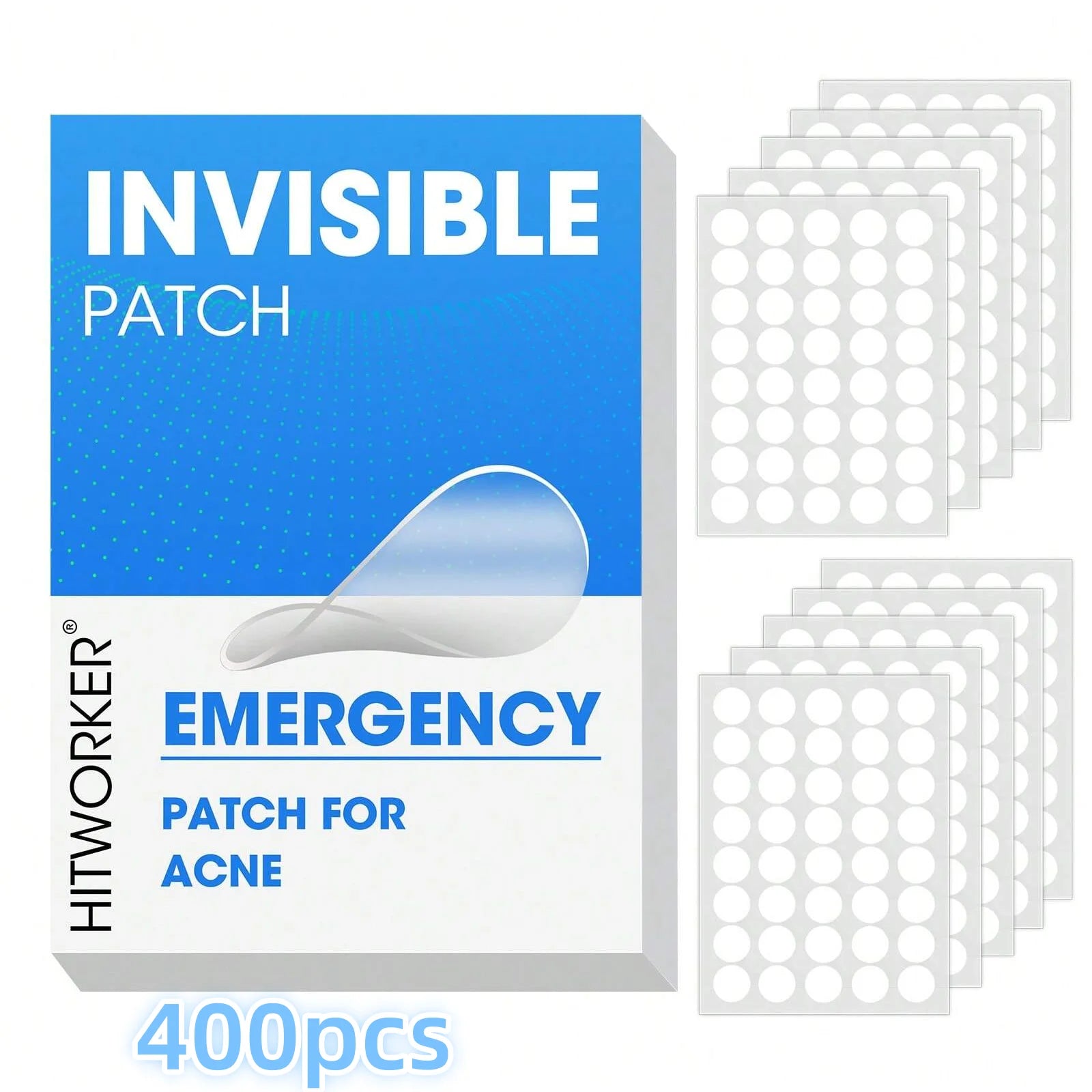 180/360PCS Invisible Acne Veneer Lump Sticker Reduce Acne Cleansing Pores Oil Removal Repair and Smooth Skin Facial Products Var