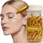 Vitamin E Serum Capsules, Single-Use Essence Capsules, Hydrating and Moisturizing Facial Skin 90 Capsules/Bottle - 1 Bottle