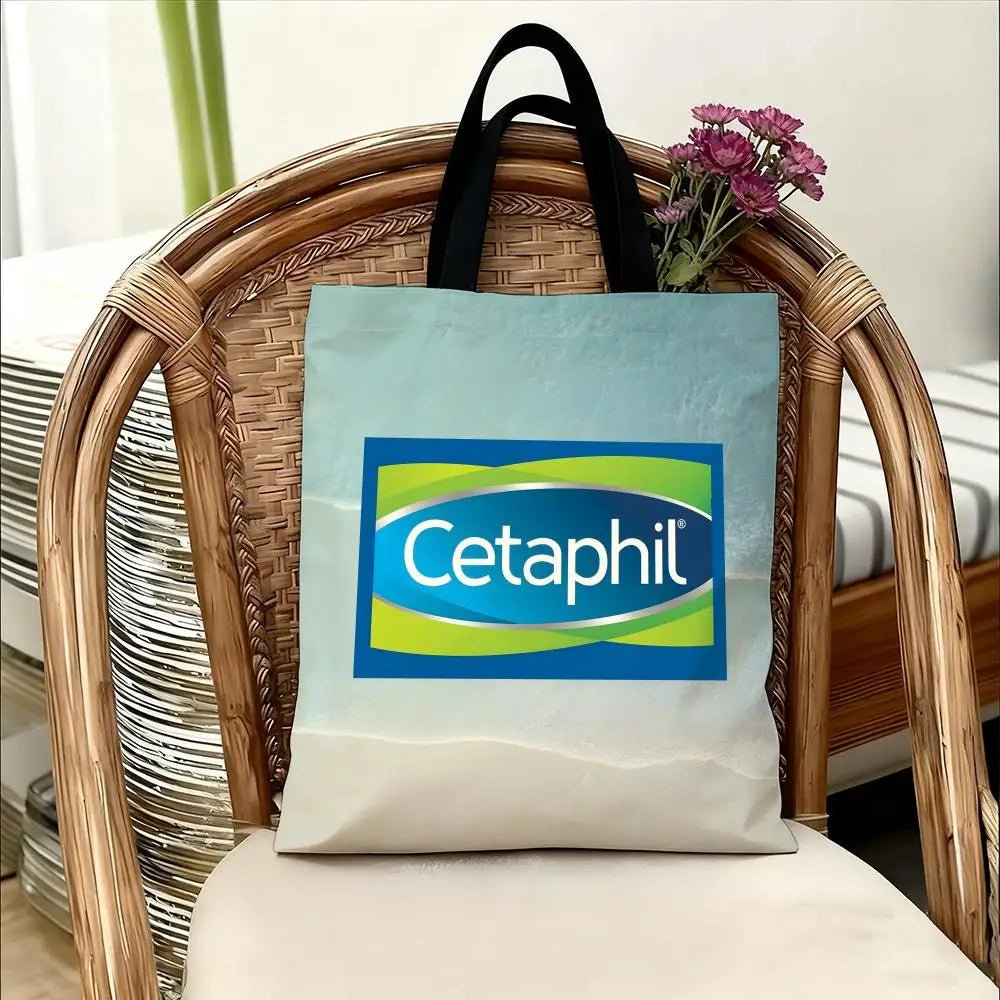 C-Cetaphil Makeup Brand Storage Bags Handbag Women Casual Underarm Top Handle Bag Lady Shopping Travel Bags - princesszohal