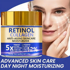 Retinol Collagen Face Cream Anti  Wrinkle Lifting Firming Facial Moisturizer with Hyaluronic Acid Skin Care Cream