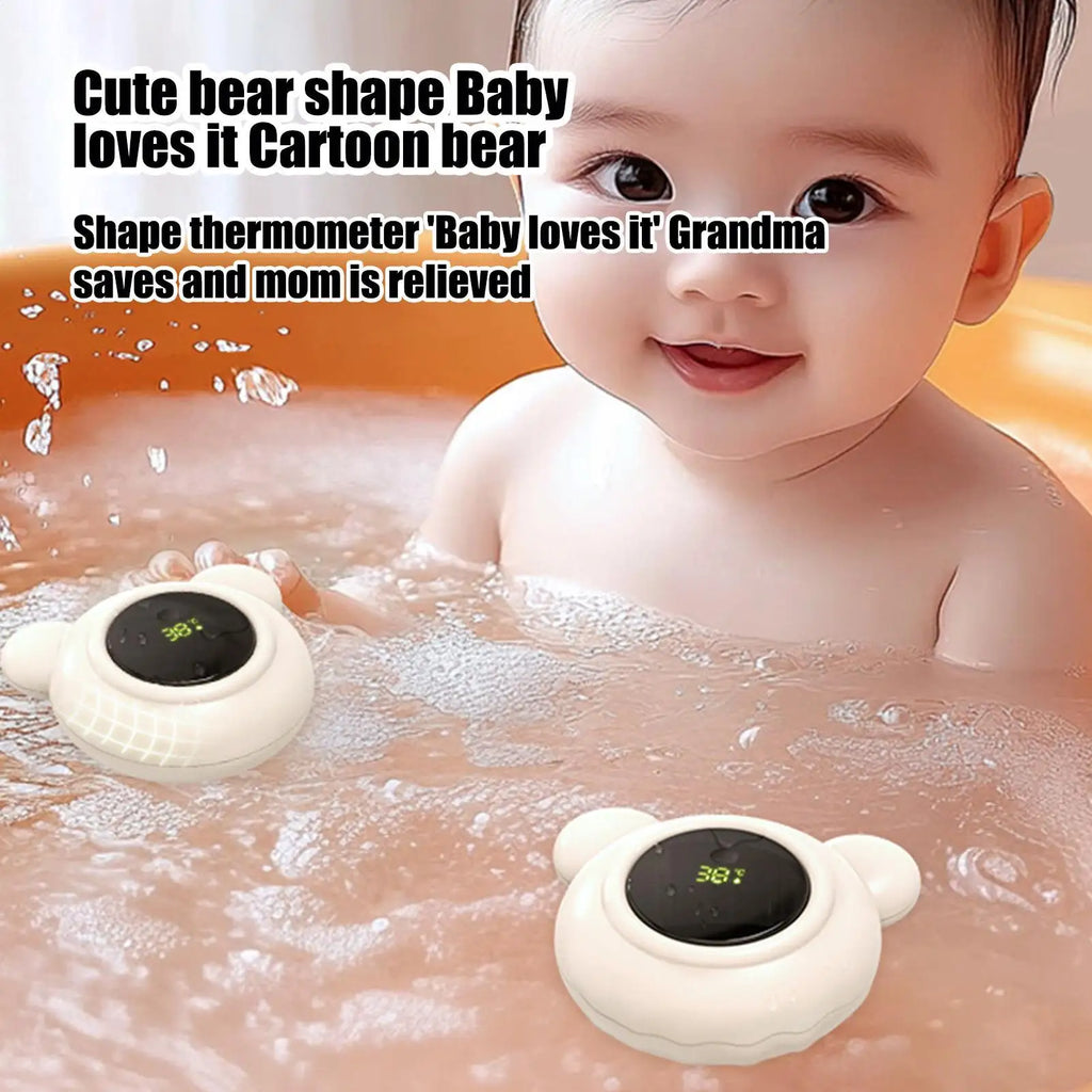 Safe Baby Bathtub Thermometers Baby Bath Thermometers With LED Display Toddler Care Tool For Travel Nursery Pediatric Indoor
