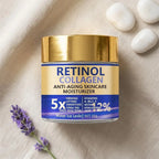 Retinol Collagen Face Cream Anti  Wrinkle Lifting Firming Facial Moisturizer with Hyaluronic Acid Skin Care Cream