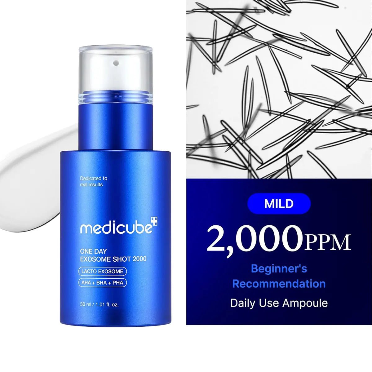 Medicube One Day Exosome Shot,Fast-Absorbing & Non-Sticky,Advanced Booster,Intensive Care,Korean  - princesszohal