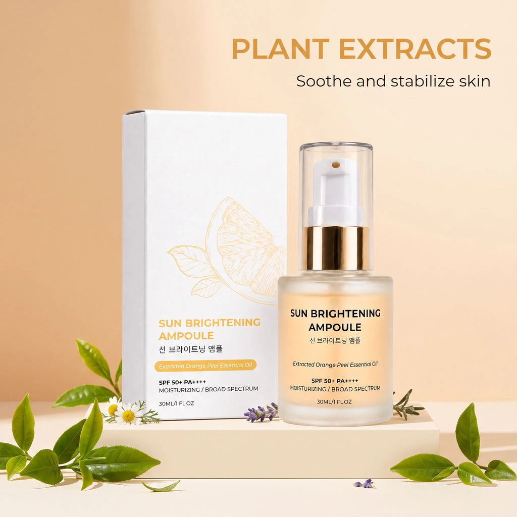 Sun Protection Brighten Face Skin Lightweight Non Greasy, Korean Skincare