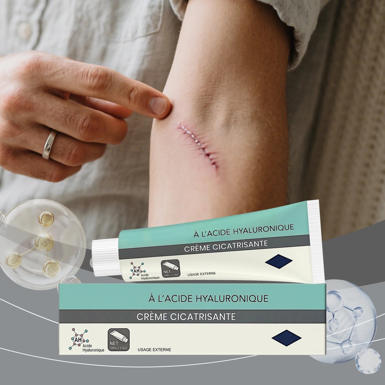 Skin Care Cream - Gentle and Skin-Friendly, Non-Greasy, Comfortable, Protects and Smooths the Skin, Ideal for Daily Care