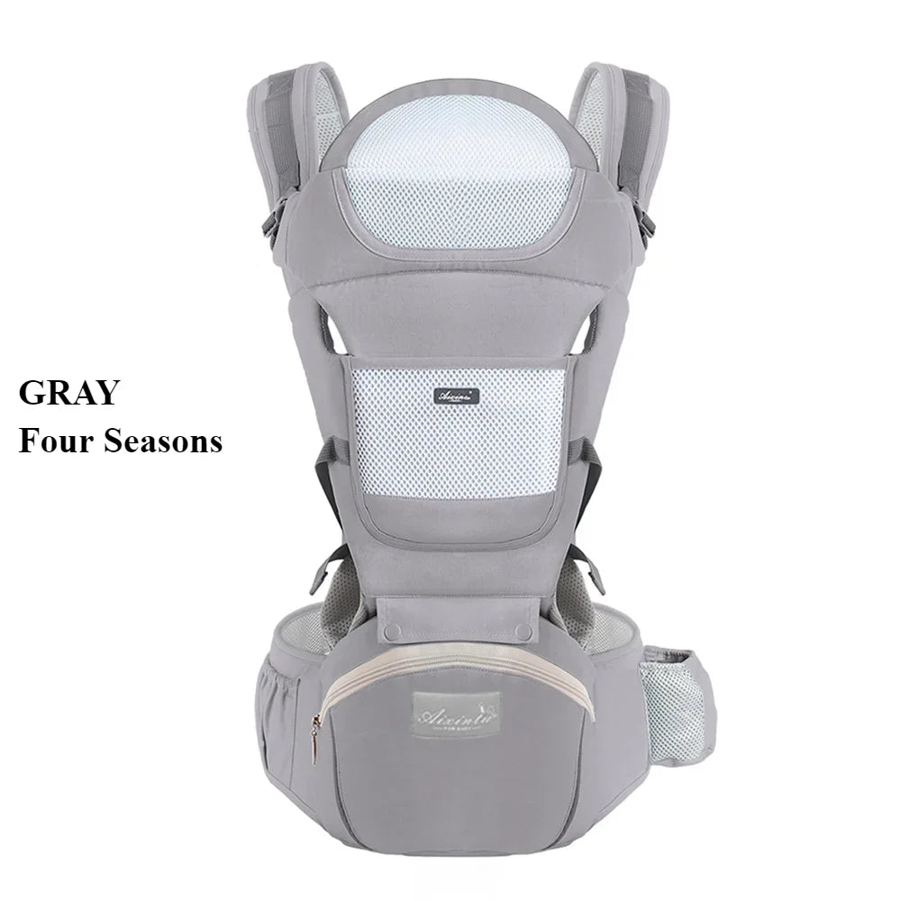 New Adjustable Ergonomic Baby Carrier Four Seasons Universal Baby Carrying Bag Waist Stool Strap Portable & Multifunctional
