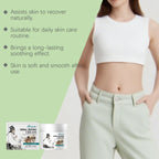 Skin care cream with herbal ingredients, refreshing and moisturizing, gentle, hydrating, and protecting body skin