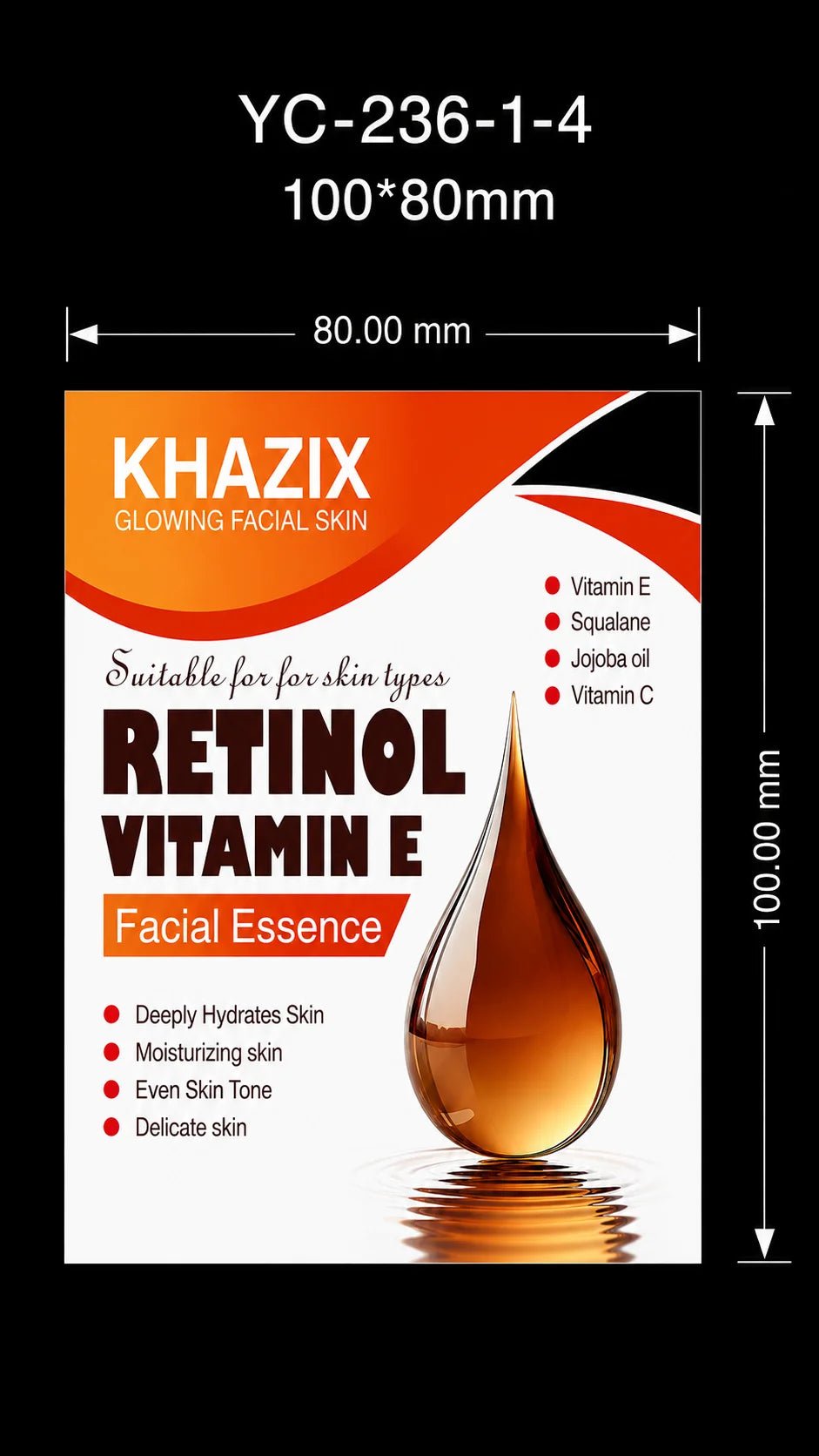Capsules Pack Retinol Vitamin E Deep Moisturizing Capsule Essence, Hydrates, Firms, and Smooths Skin, - princesszohal
