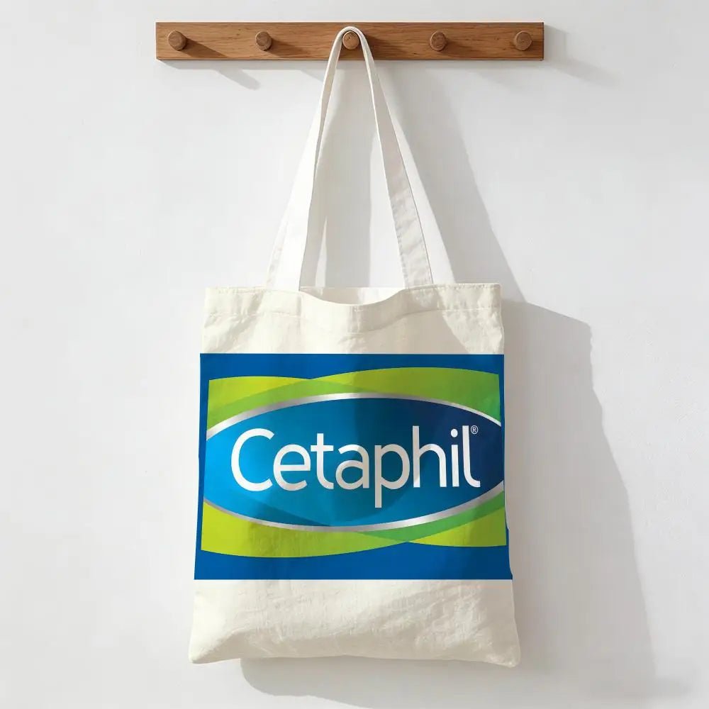 C-Cetaphil Makeup Brand Storage Bags Handbag Women Casual Underarm Top Handle Bag Lady Shopping Travel Bags - princesszohal