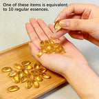 90 Capsules of Retinol + Collagen Facial Care Essence, Moisturizes and Firms the Skin, Makes the Face Look More Radiant and Younger, Allergy-Free Formula, Capsule Packaging, One Capsule at a Time, Convenient and Hygienic