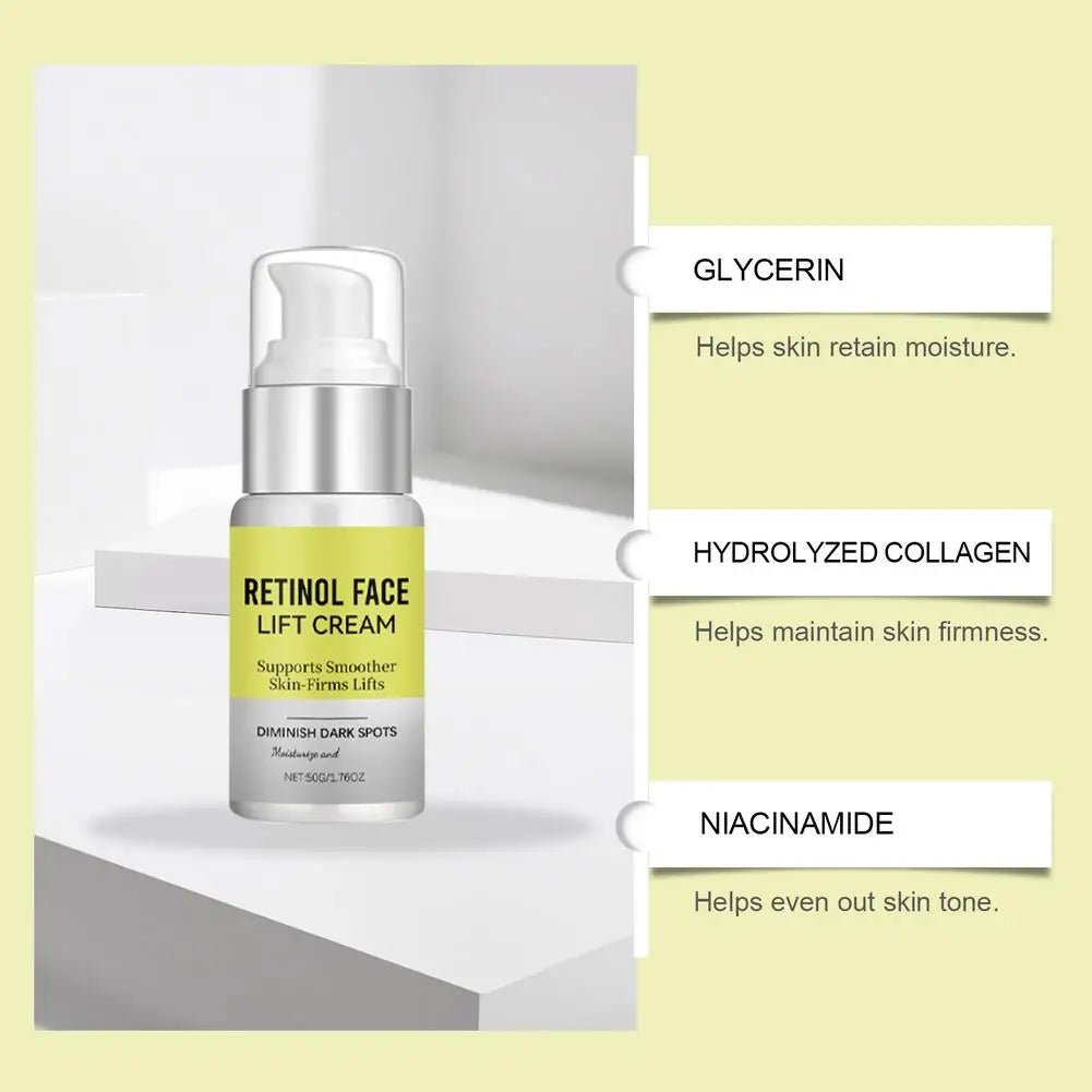 Retinol Serum Nourishes Moisturizes Firms The Skin Reduces Fine Lines And Dark Circles Minimizes Pores Antioxidant Anti-aging - princesszohal -
