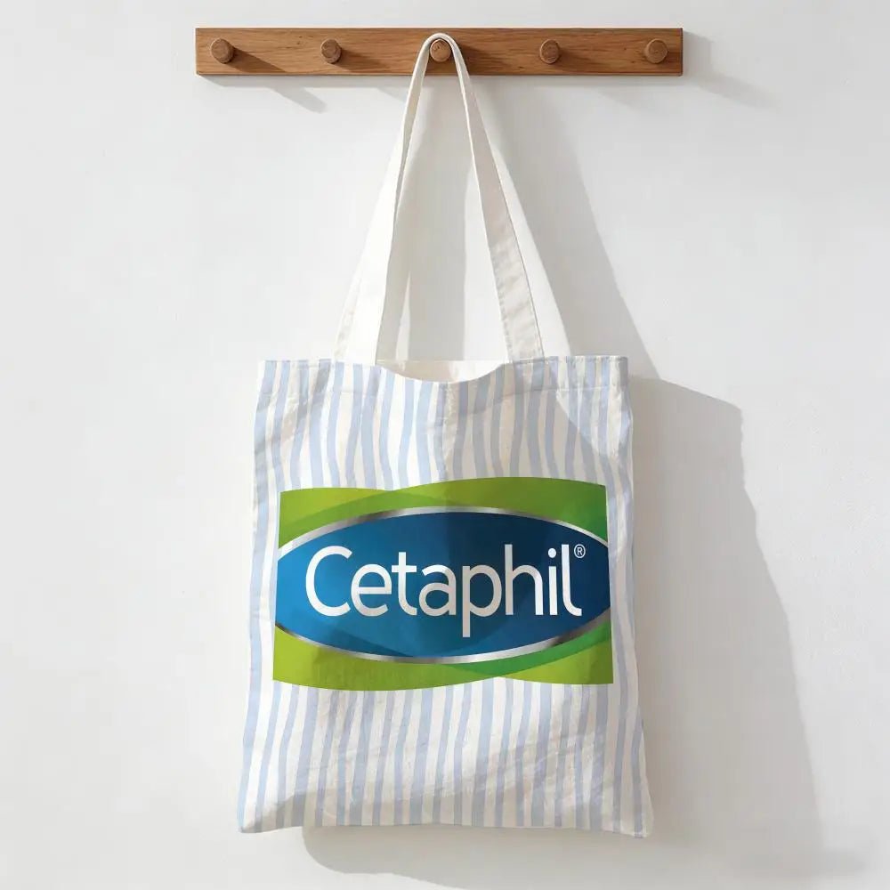 C-Cetaphil Makeup Brand Storage Bags Handbag Women Casual Underarm Top Handle Bag Lady Shopping Travel Bags - princesszohal