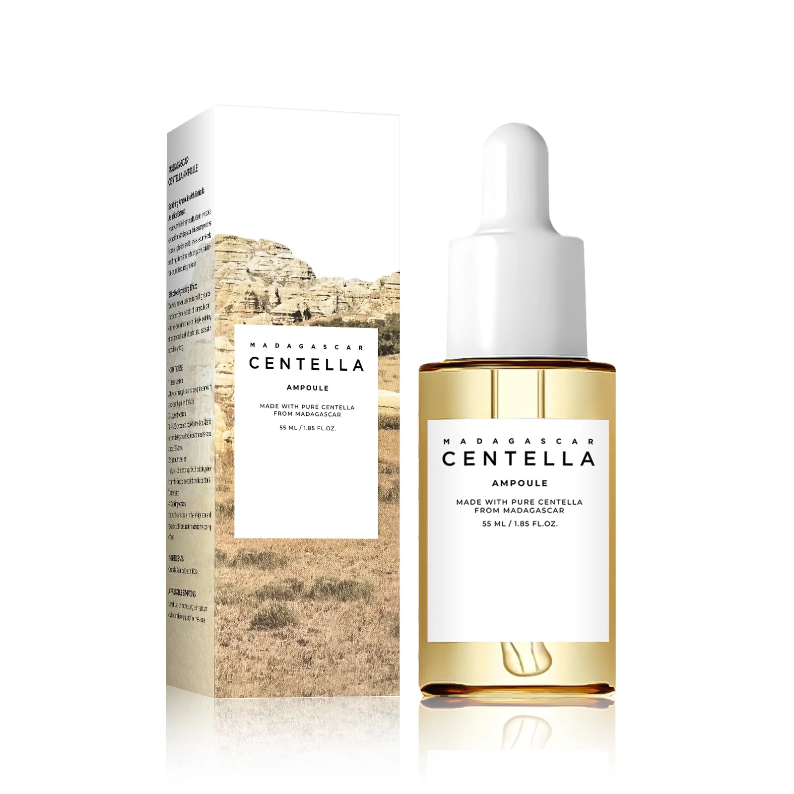 Sensitive Skin Comfort Serum 55ml - Madagascar Centella Formula Calms, Soothes & Deeply Moisturizes for Daily Skin Care Support.