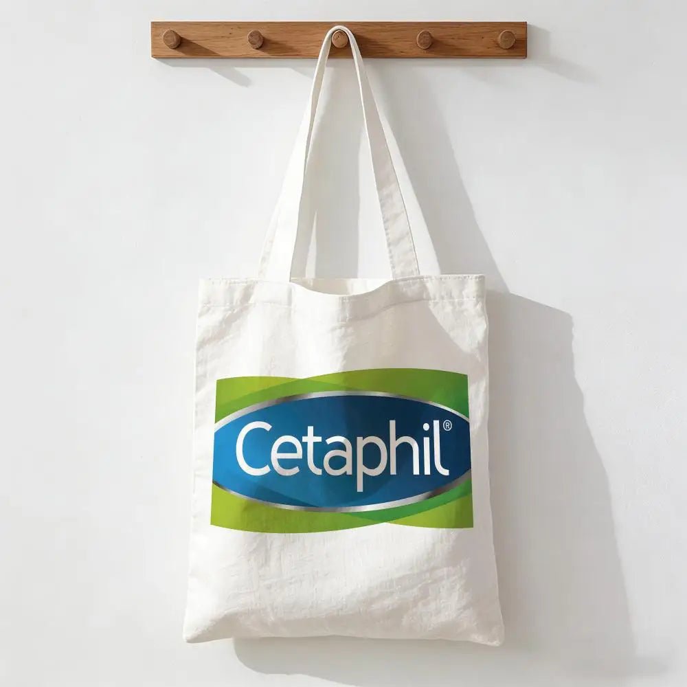 C-Cetaphil Makeup Brand Storage Bags Handbag Women Casual Underarm Top Handle Bag Lady Shopping Travel Bags - princesszohal