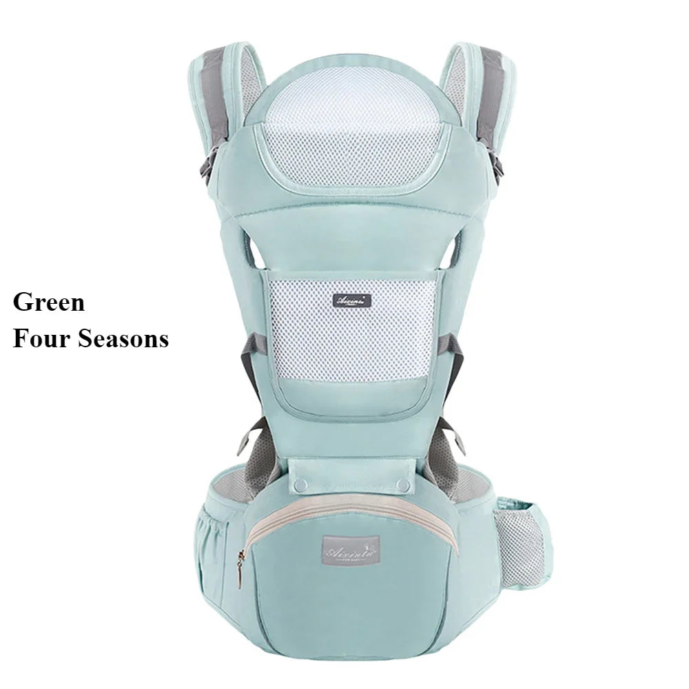 New Adjustable Ergonomic Baby Carrier Four Seasons Universal Baby Carrying Bag Waist Stool Strap Portable & Multifunctional
