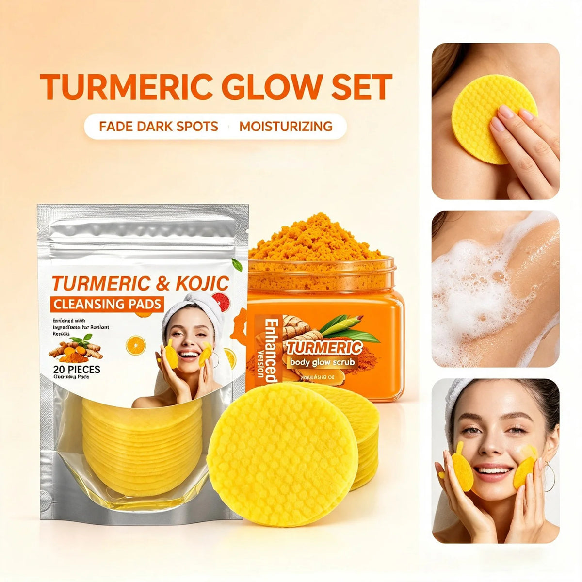 Turmeric Brightening Face & Body Kit