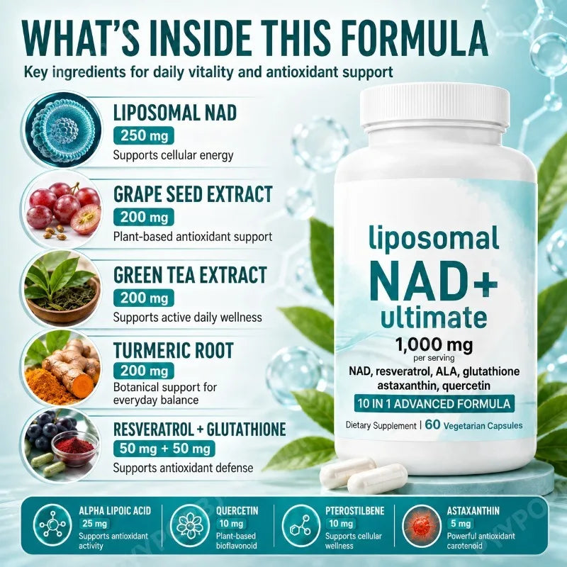 Liposomal NAD
