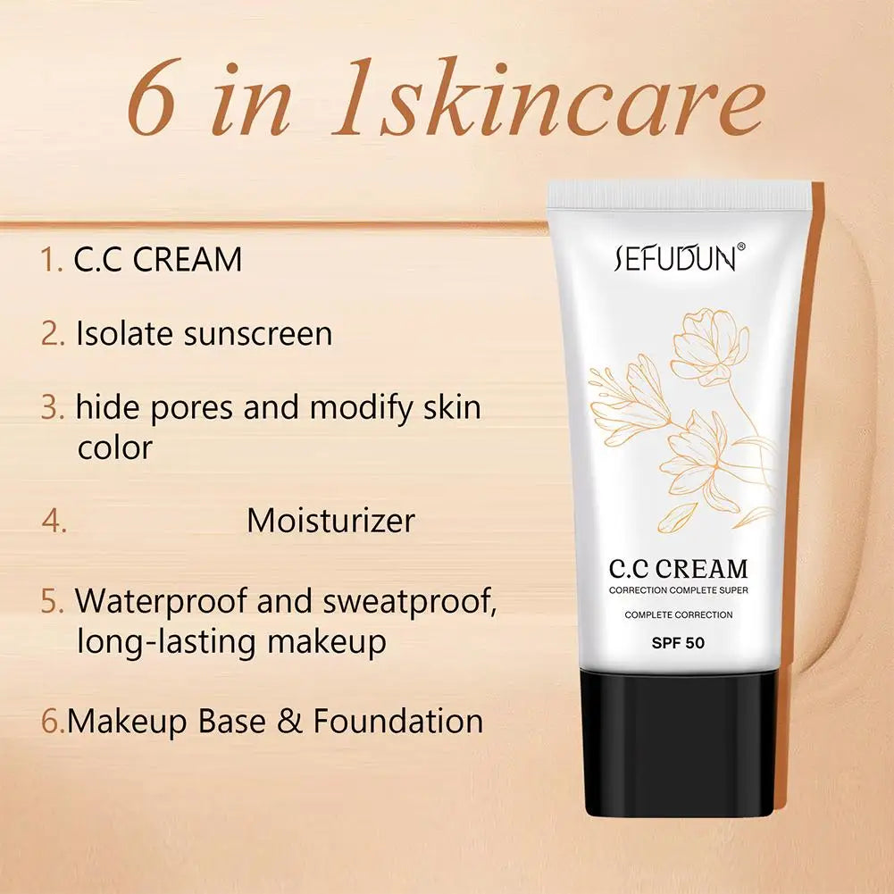 Full Coverage Cream Even Skin Tone Self Adjusting