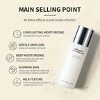 Milk Glow Toner Brightening Skin Powerfully Moisturizes Relieve Dry And Tired Skin Locks In Moisture Beauty Skin Care 100ML - princesszohal