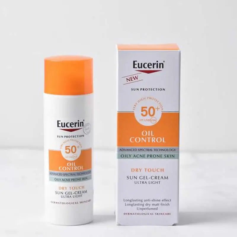 Eucerin Oil Control Face Sunscreen SPF50+ Refreshing Matte Non Greasy Oil Control - princesszohal