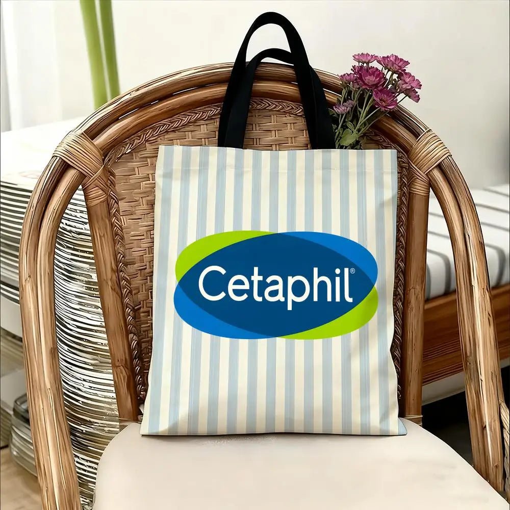 C-Cetaphil Makeup Brand Storage Bags Handbag Women Casual Underarm Top Handle Bag Lady Shopping Travel Bags - princesszohal