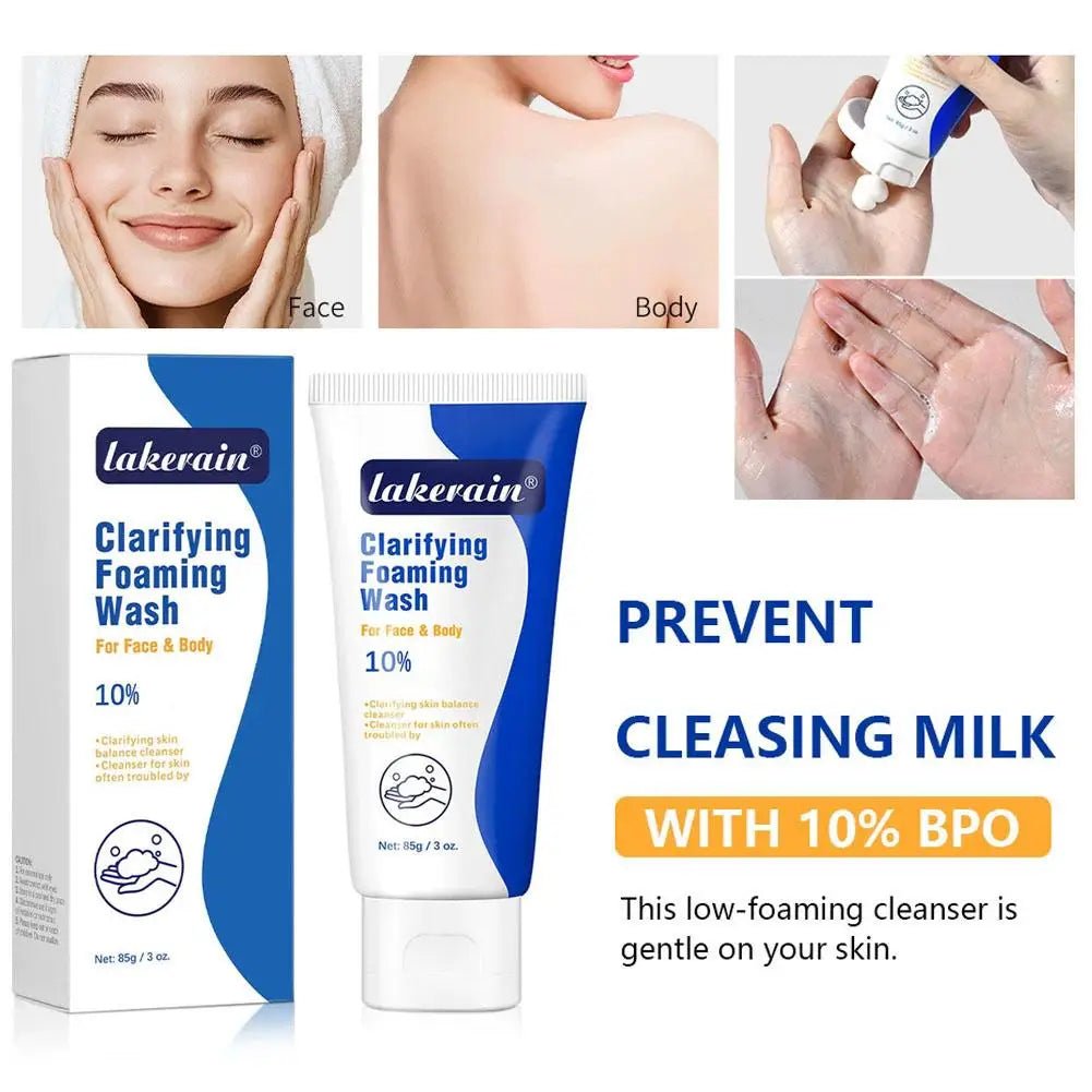 Foaming Wash Facial Cleanser Deep Cleaning Oil-Control Moisturizing Gentle Formula - princesszohal